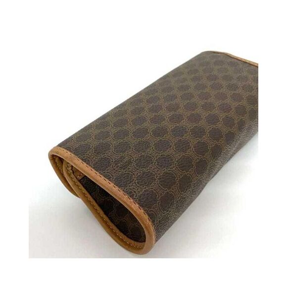 Pre Loved Celine Classic Box Clutch Brown Monogram Women Clutch Bags - Picture 5 of 8